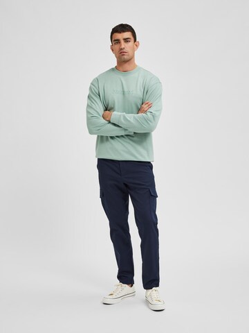 SELECTED HOMME - regular Pantalón cargo 'Buxton' en azul