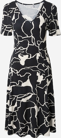 Fransa Jurk 'Fedot' in Zwart: voorkant