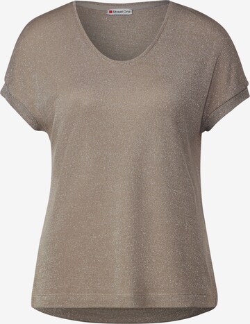 STREET ONE T-Shirt in Beige: predná strana