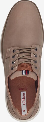 s.Oliver Schnürschuh in Beige