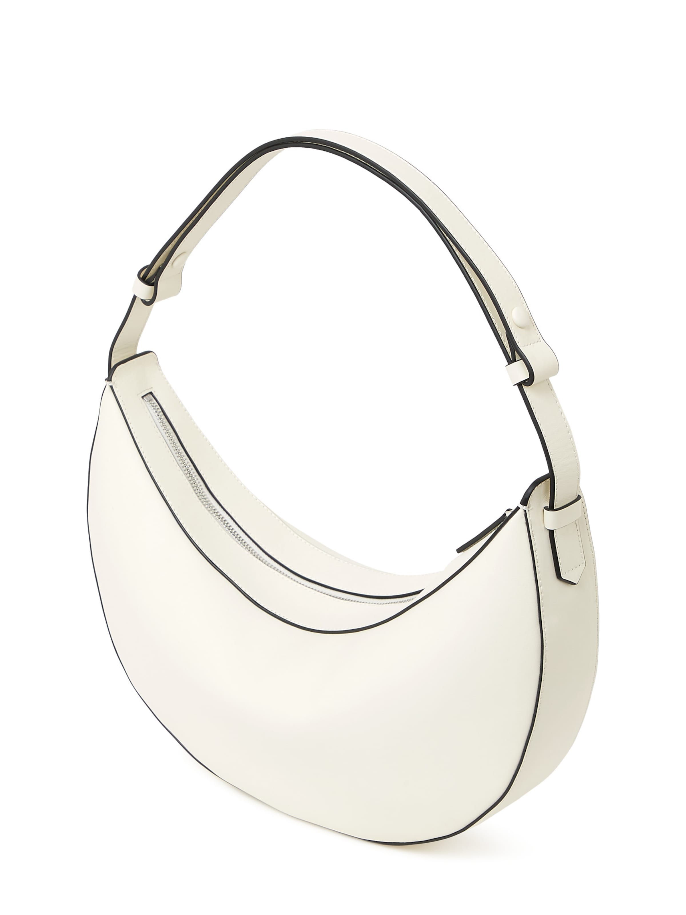 Karl Lagerfeld - Bolso de hombro 'Autograph' en blanco