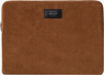 Wouf Laptoptas in Bruin: voorkant