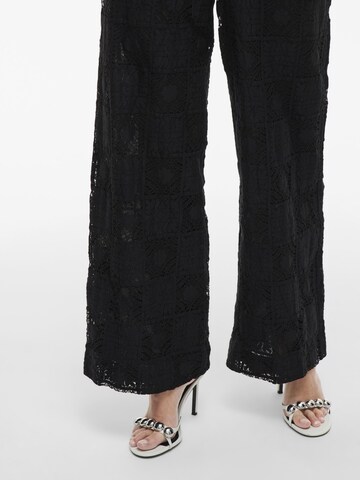 Loosefit Pantalon VILA en noir