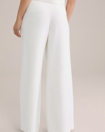 WE Fashion Wide Leg Hose in Weiß