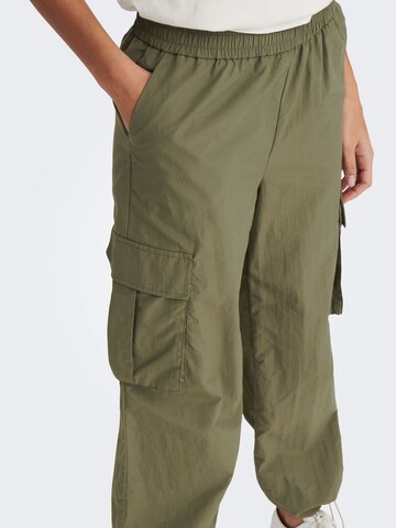 JDY Wide leg Cargo Pants in Green