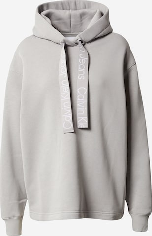 Calvin Klein Jeans - Sweatshirt em cinzento: frente