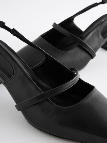 Décolleté sling 'Forever Comfort® ' di Next in nero