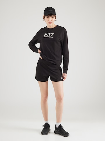 EA7 Emporio Armani - Fato de jogging em preto: frente