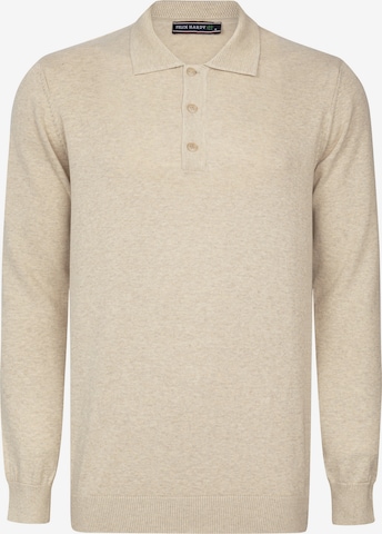 Pull-over Felix Hardy en beige : devant