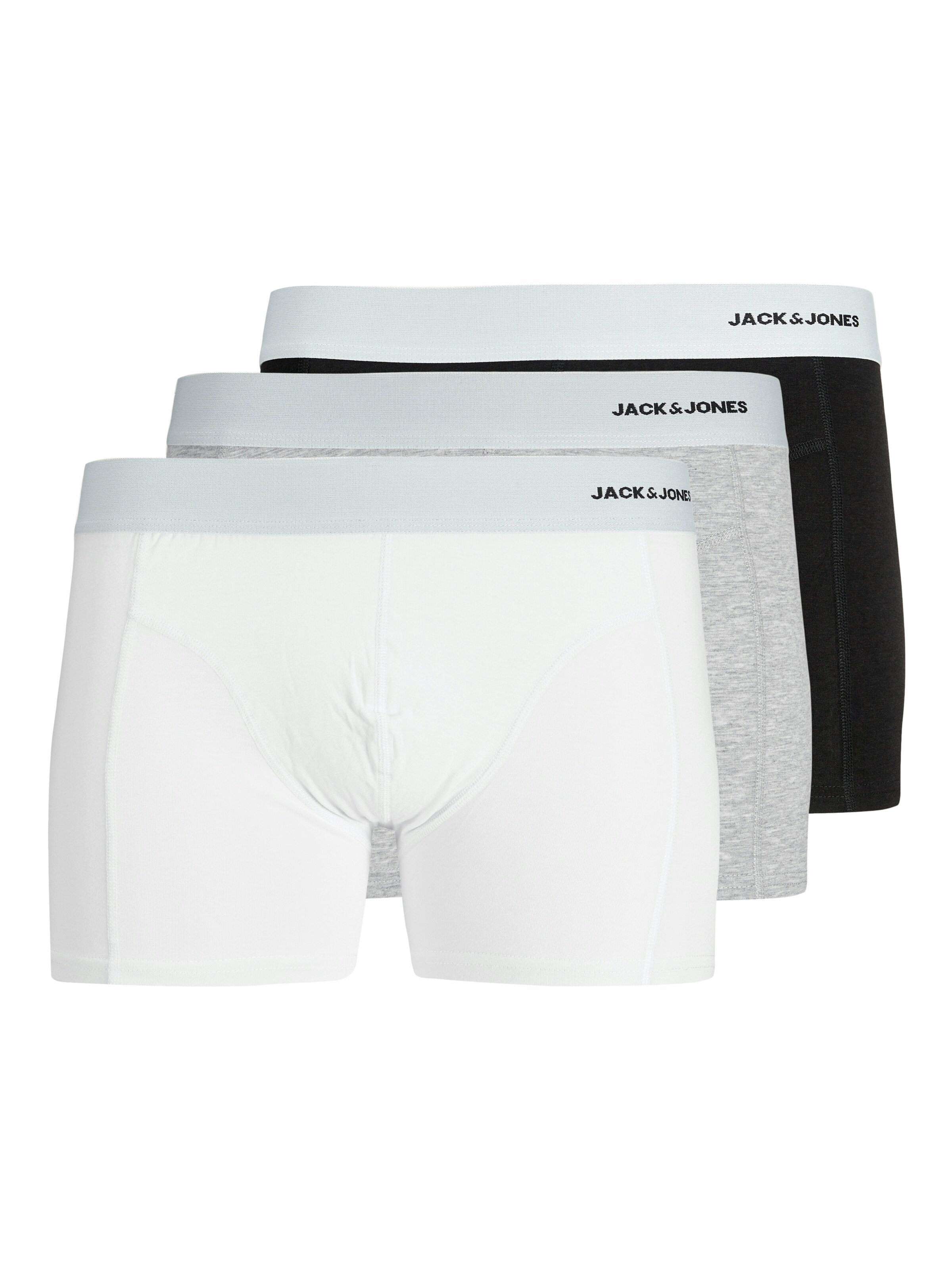 Boxers 'JACSense' JACK & JONES en blanc : devant
