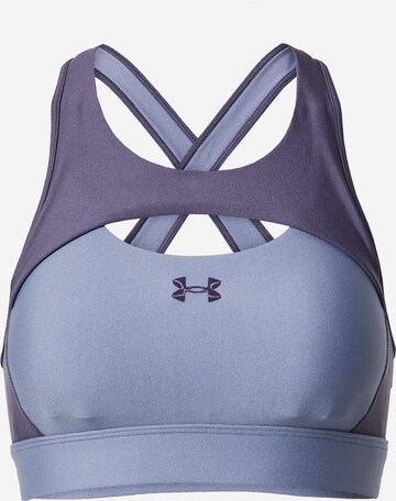 UNDER ARMOUR Sports Bra in Purple: front