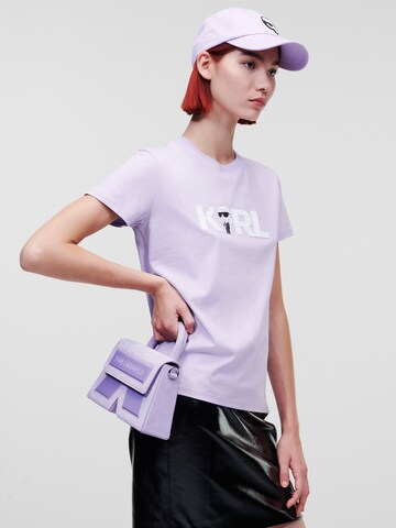 Karl Lagerfeld Shirt ' Ikonik 2.0 ' in Purple