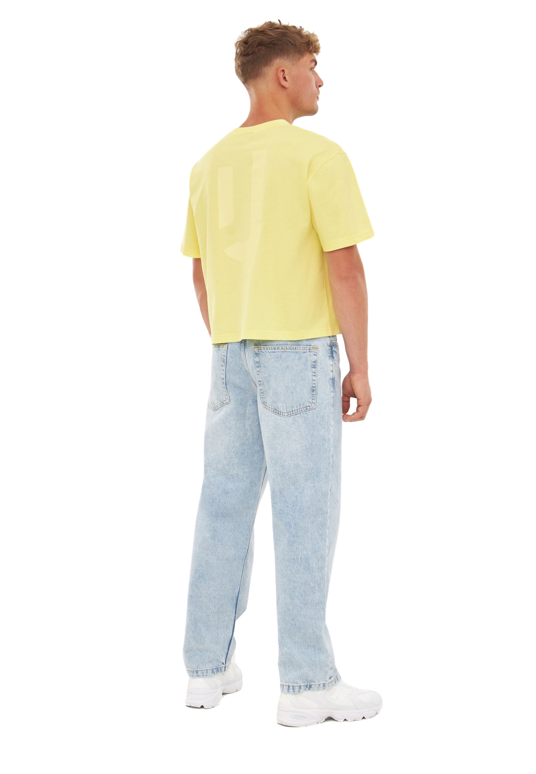 Johnny Urban T-shirt 'Zoey' i gul