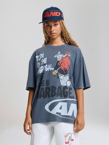 AND1 Футболка 'Game Is Garbage Trash Talk' в Синий