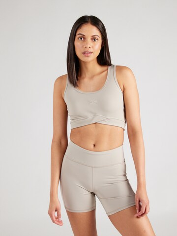 Reebok Sports Top 'STUDIO' in Grey: front