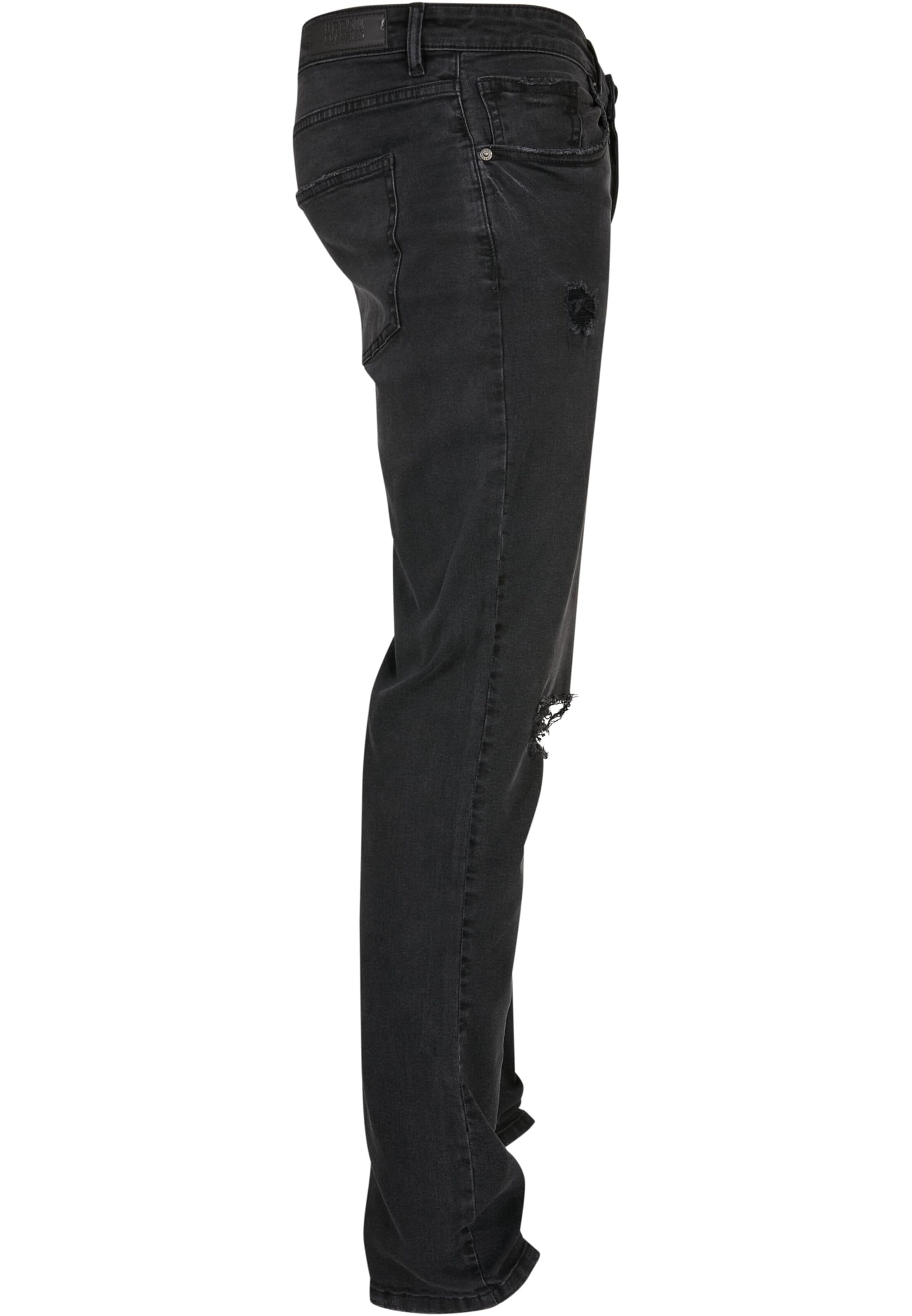 Urban Classics Slimfit Farkut värissä musta