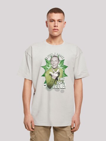 T-Shirt 'DC Comics Batman TV Series The Riddler Time for Riddle' F4NT4STIC en gris : devant