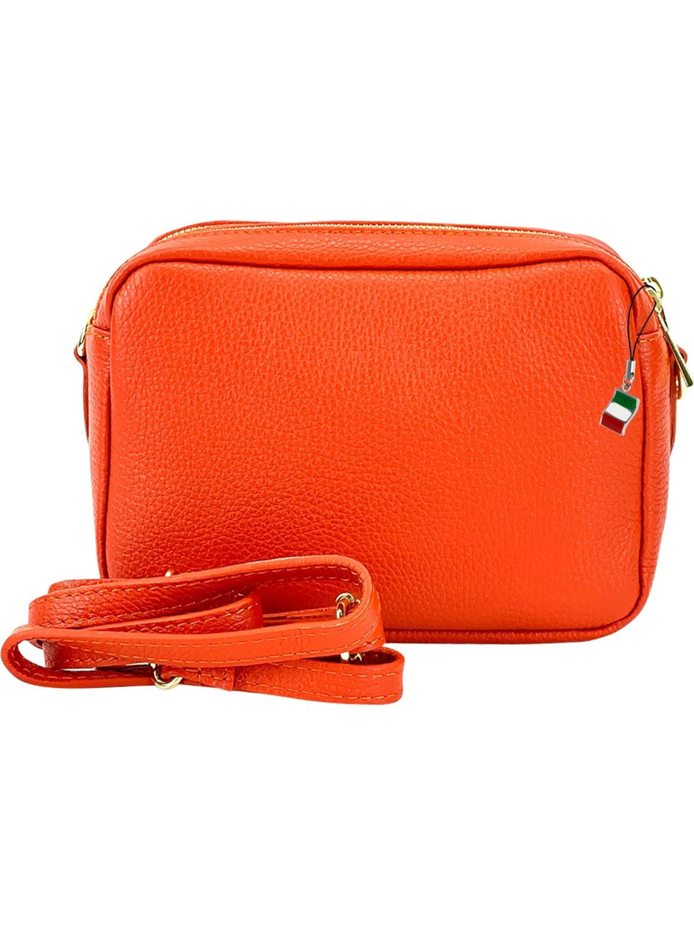 Florence Shoulder Bag in Orange: front