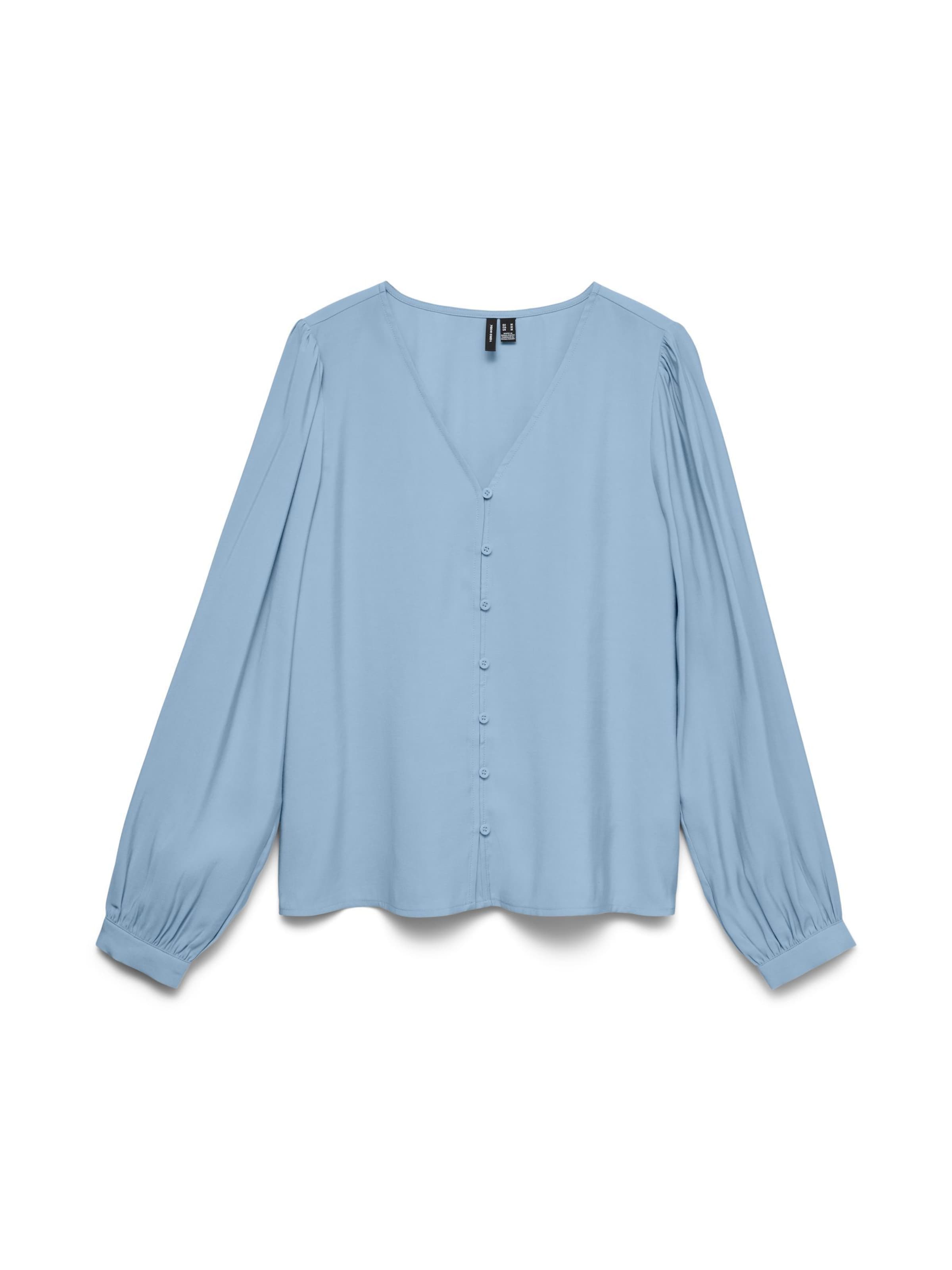 VERO MODA Bluse 'VMLouisa' in Blau: Vorderseite