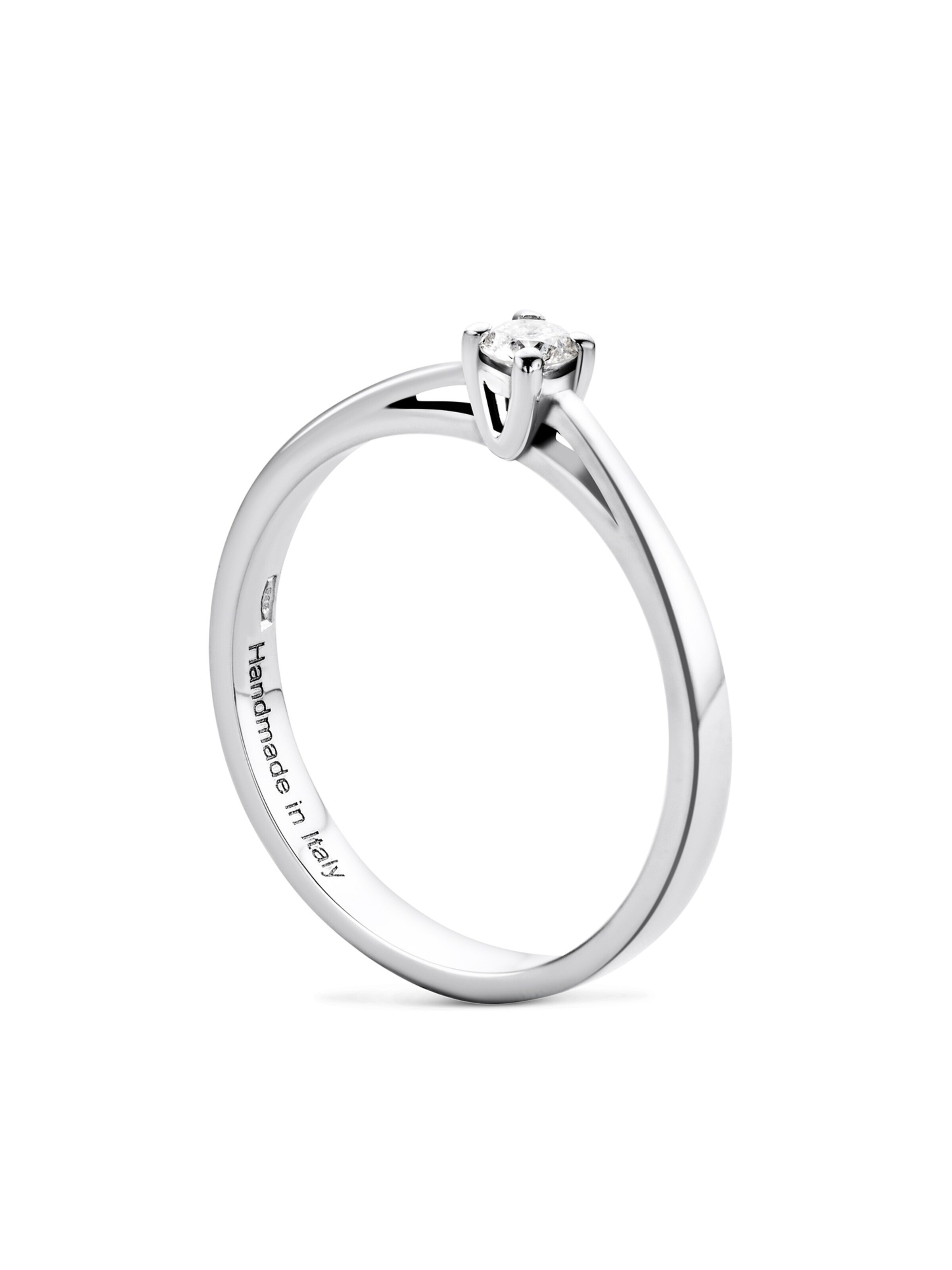 DIAMANT LETERNEL Ring 'Solitär' in Silver