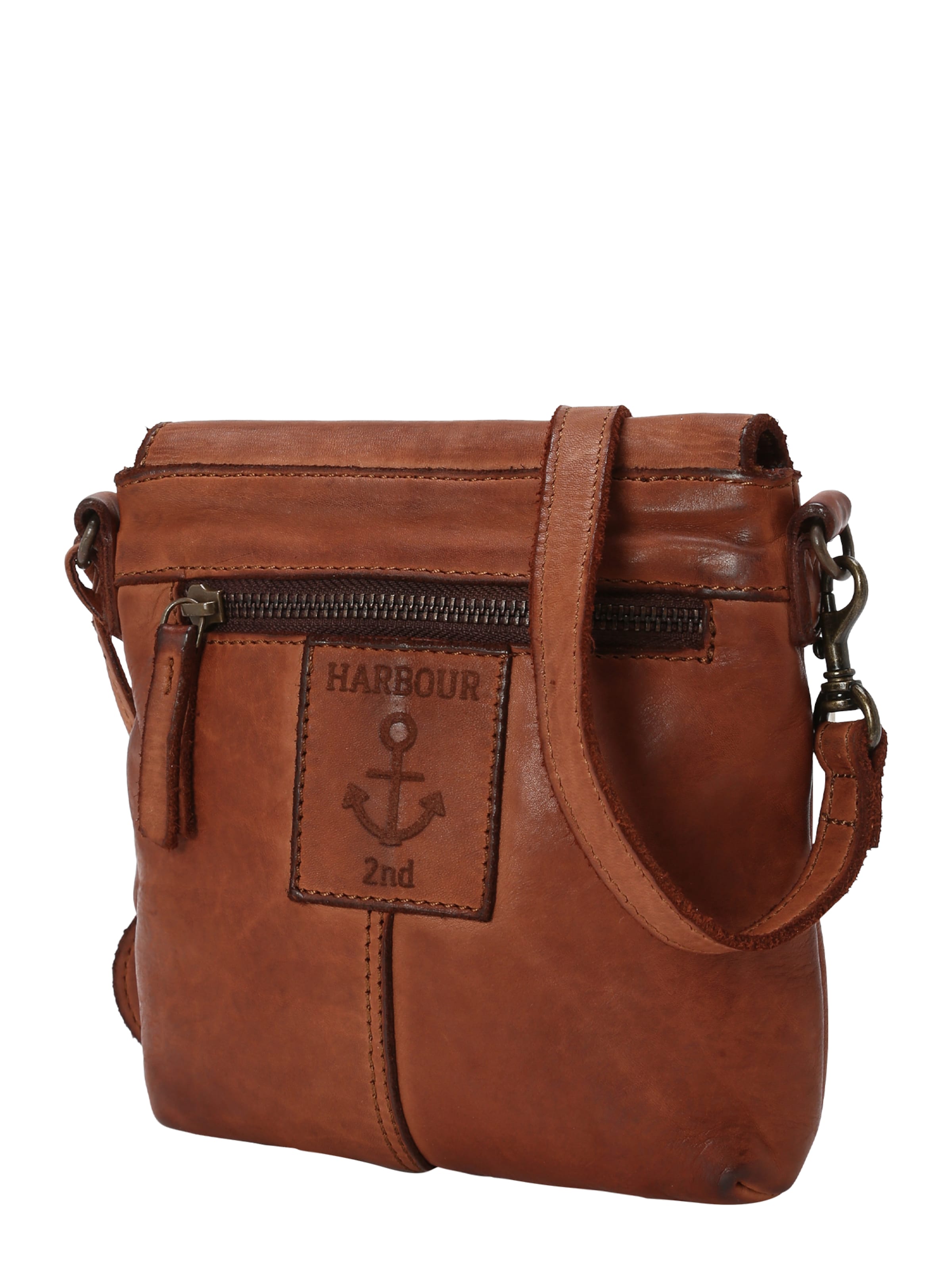 Harbour 2nd - Mala de ombro 'Anchor Love' em castanho