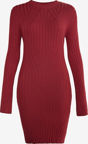 faina Knitted dress in Red: front