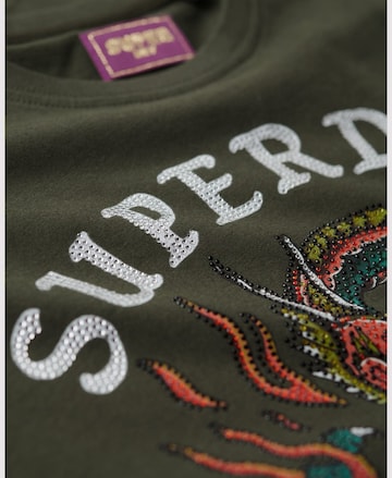 Superdry Shirt in Grün