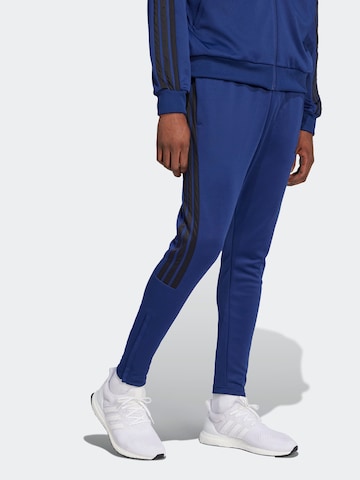 ADIDAS SPORTSWEAR Slim fit Sports trousers 'TIRO' in Blue: front