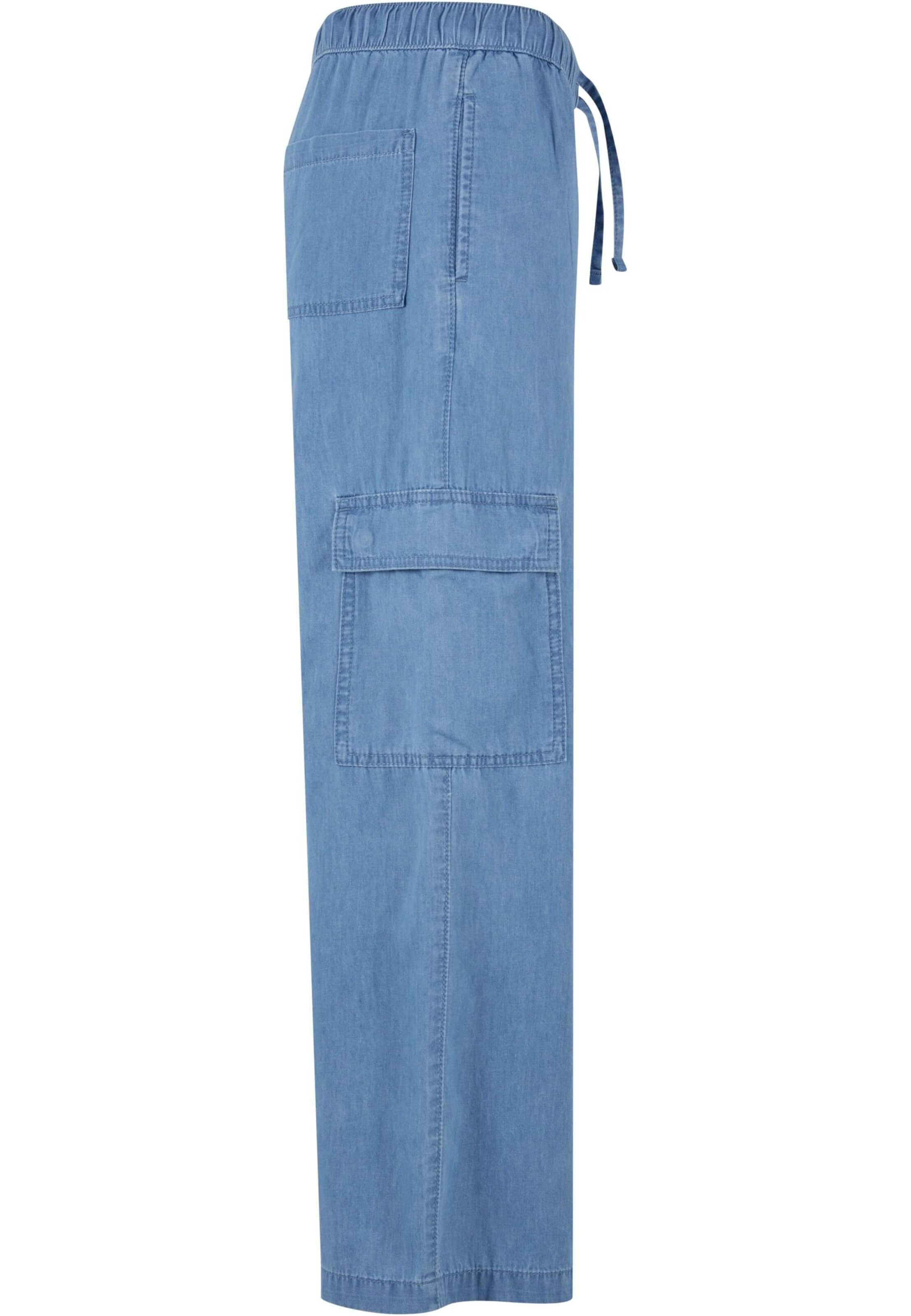 Urban Classics Loosefit Τζιν cargo σε μπλε