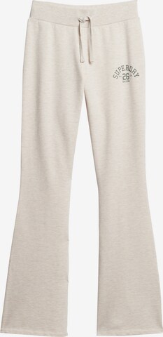 Superdry Broek in Wit: voorkant