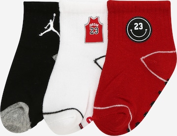 Jordan Socks in Red: front