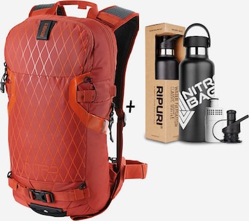 NitroBags Sports backpack in Red: front
