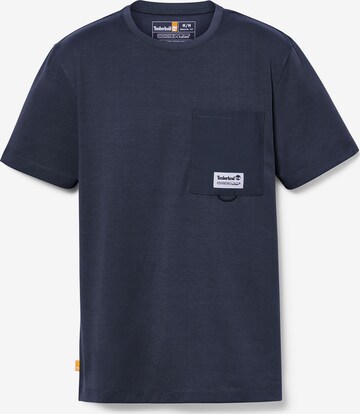 T-Shirt TIMBERLAND en bleu : devant