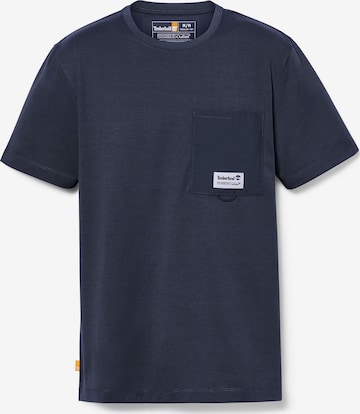 T-Shirt TIMBERLAND en bleu : devant