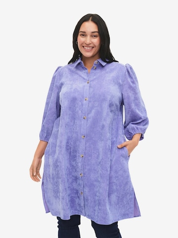 Zizzi Obleka 'MELENA' | vijolična barva: sprednja stran