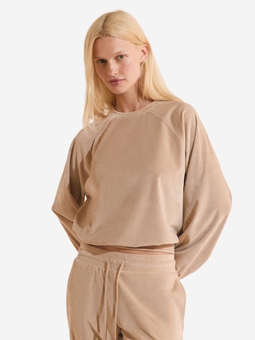 Camicia da notte 'Bayron' di ETAM in beige: frontale