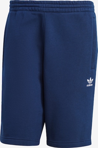 ADIDAS ORIGINALS Normalny krój Spodnie 'Trefoil Essentials' w kolorze niebieski: przód
