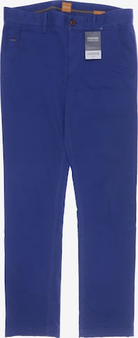 BOSS Orange Pants in 31 in Blue: front