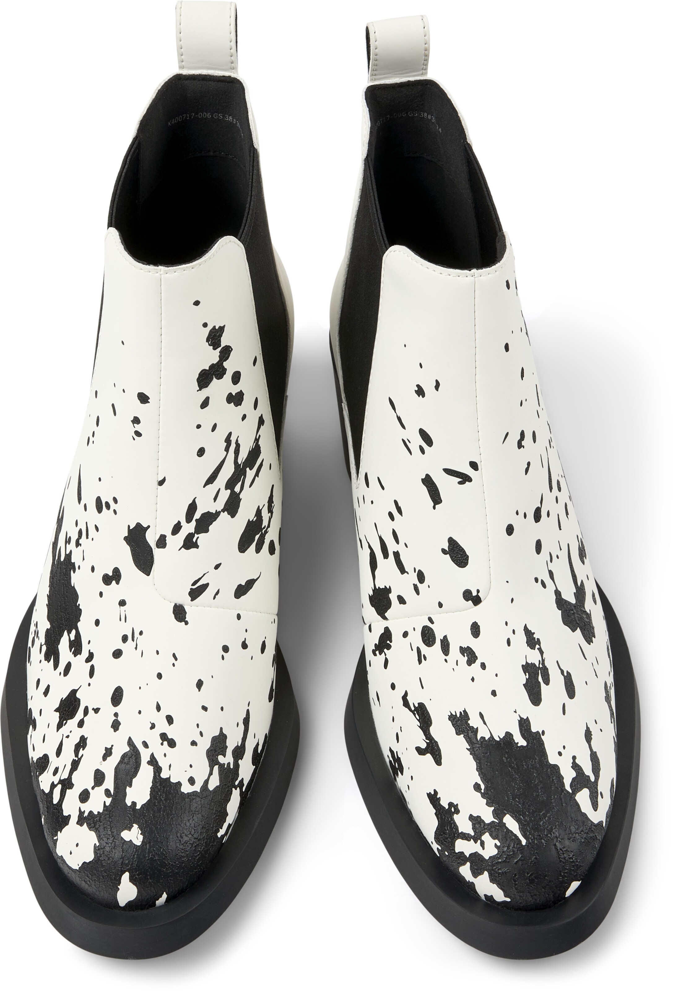 Boots chelsea ' Bonnie Twins ' di CAMPER in bianco