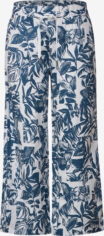 STREET ONE Wide leg Pants in Blue: front