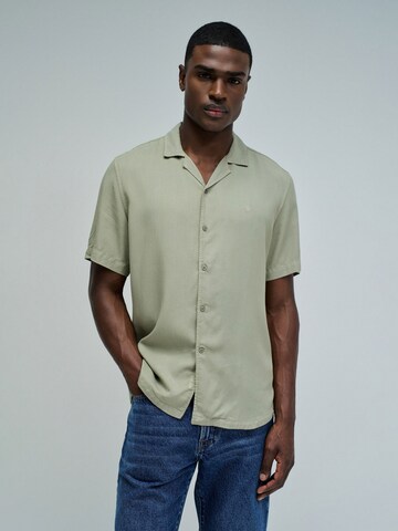 Salsa Jeans Regular fit Button Up Shirt in Green: front