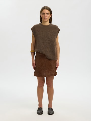 SELECTED Sweater 'SLWLULU' in Brown