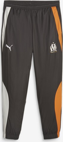 Pantalon de sport 'Olympique de Marseille Prematch' PUMA en noir : devant
