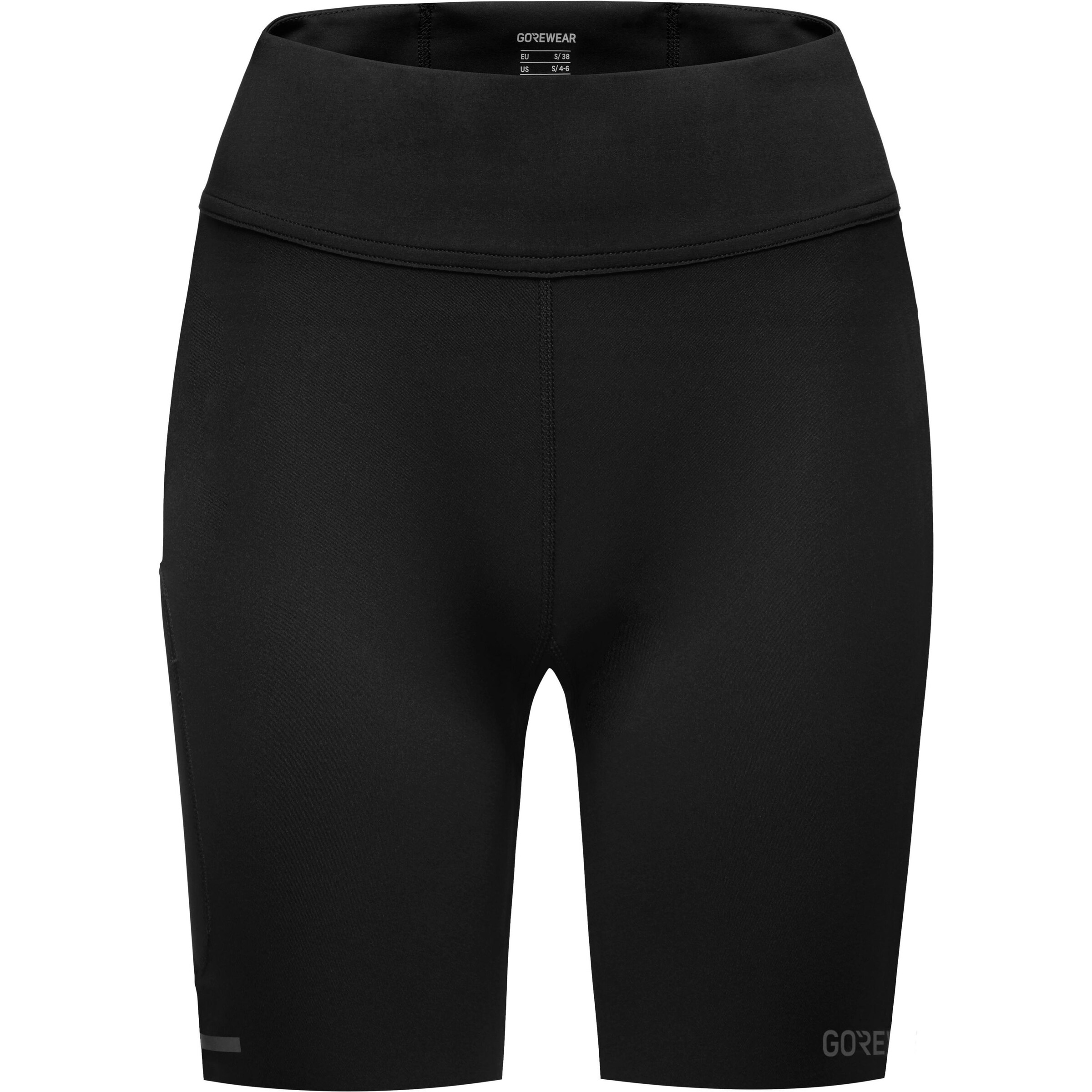 GORE WEAR Skinny Sportshorts 'Concurve' in Schwarz: Vorderseite