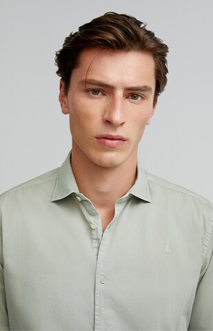 Scalpers Regular fit Button Up Shirt 'Seatle' in Green