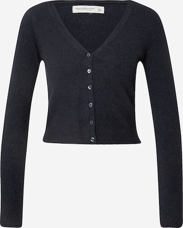 Abercrombie & Fitch Knit Cardigan in Black: front