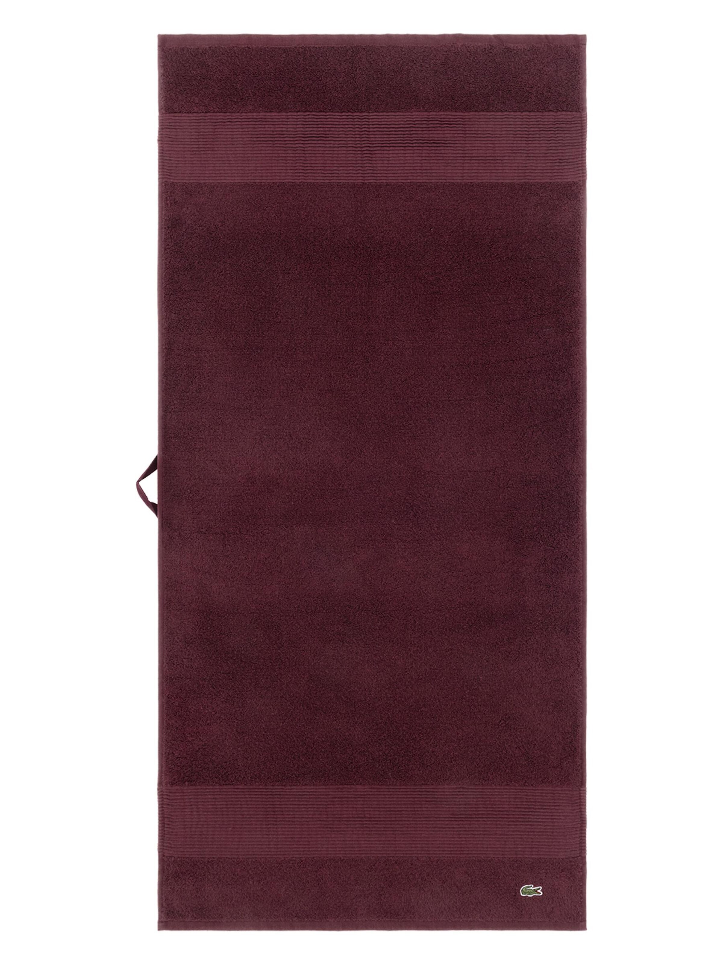 LACOSTE Handtuch 'LLECROCO'‌ in Rot: Vorderseite