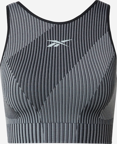 Reebok Sport Sporttop in graumeliert / schwarz / weiß, Produktansicht