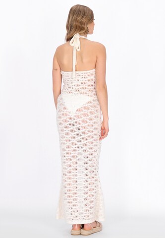 IZIA Knit dress 'Festival' in White