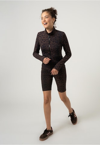 OH APRIL Skinny Leggings 'Rhea' in Brown